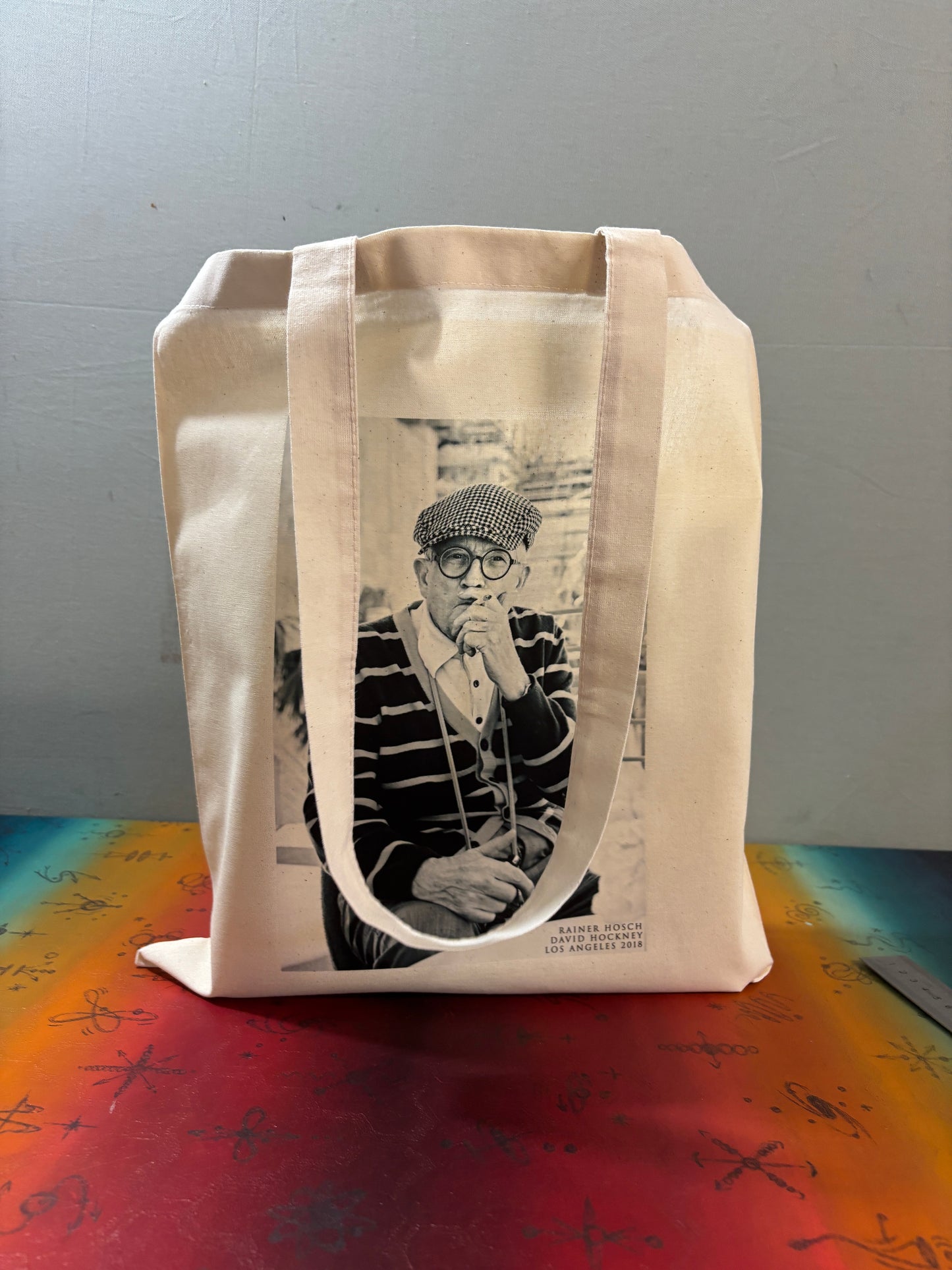 DAVID HOCKNEY - Symbios Design Tote Bag