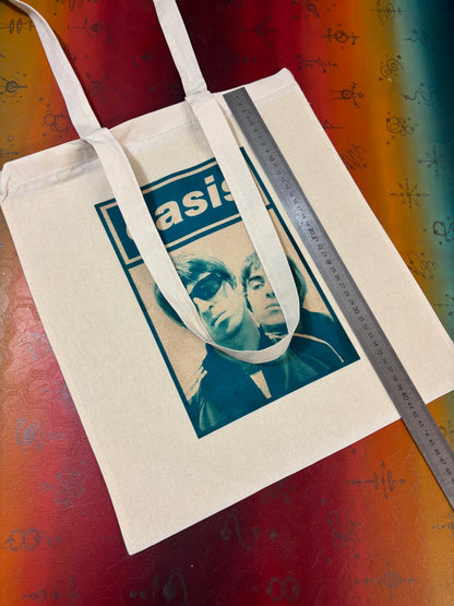 OASIS - BLUE PORTRAIT - Symbios Design Tote Bag