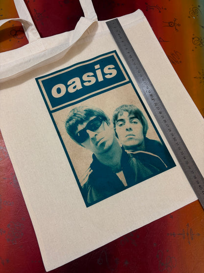 OASIS - BLUE PORTRAIT - Symbios Design Tote Bag