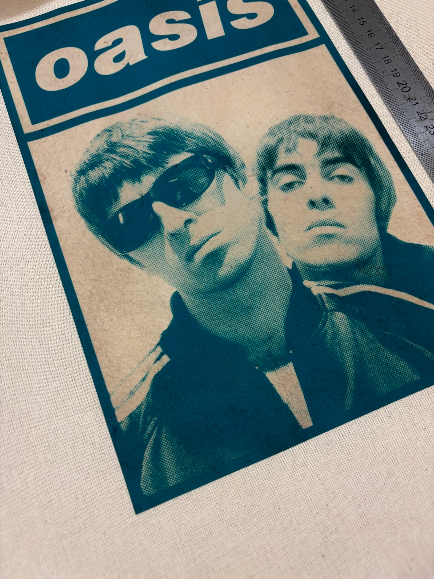 OASIS - BLUE PORTRAIT - Symbios Design Tote Bag
