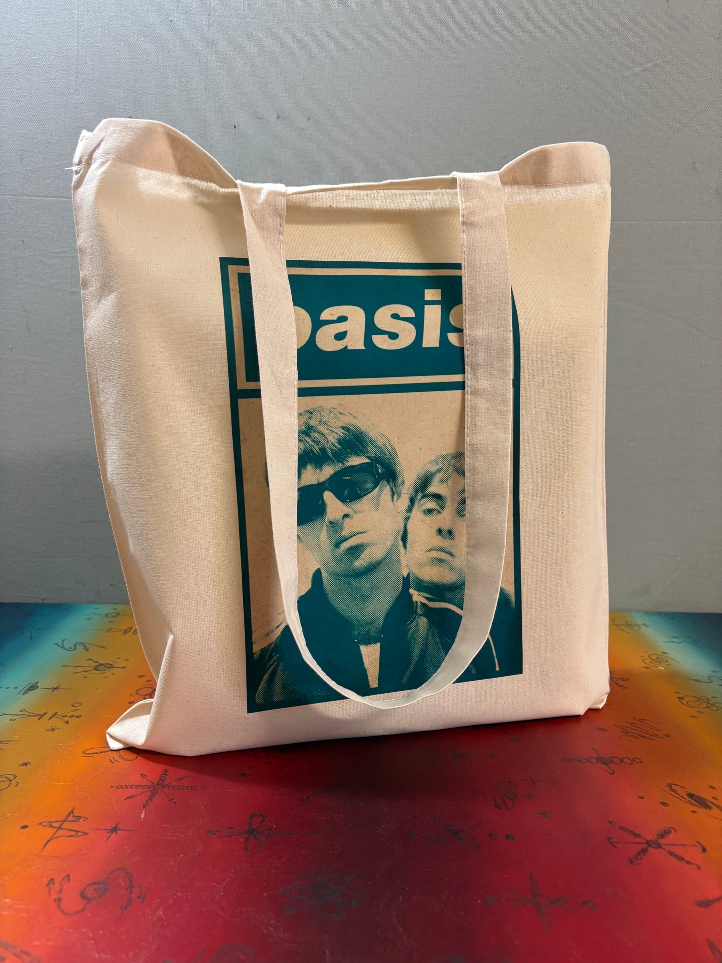 OASIS - BLUE PORTRAIT - Symbios Design Tote Bag
