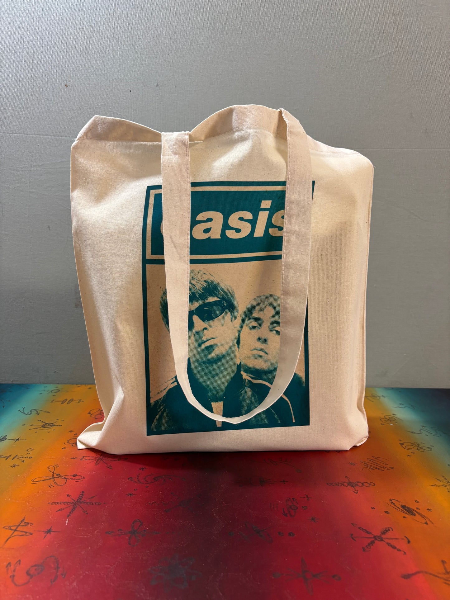 OASIS - BLUE PORTRAIT - Symbios Design Tote Bag