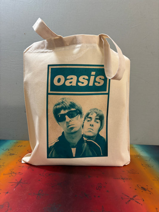 OASIS - BLUE PORTRAIT - Symbios Design Tote Bag