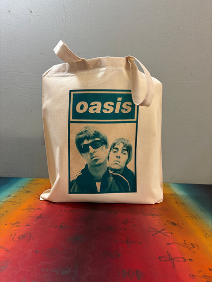 OASIS - BLUE PORTRAIT - Symbios Design Tote Bag