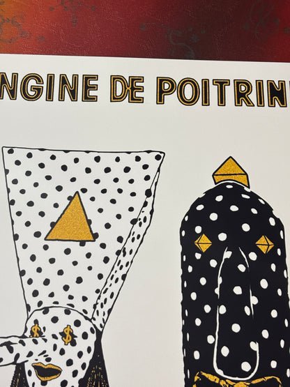 ANGINE DE POITRINE - Symbios Design Rare Glossy Poster Print