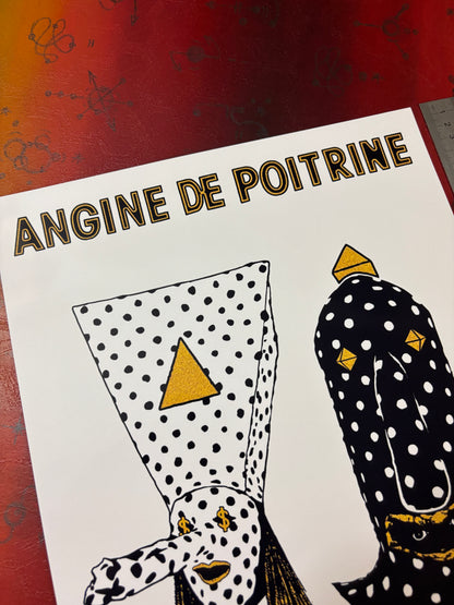 ANGINE DE POITRINE - Symbios Design Rare Glossy Poster Print