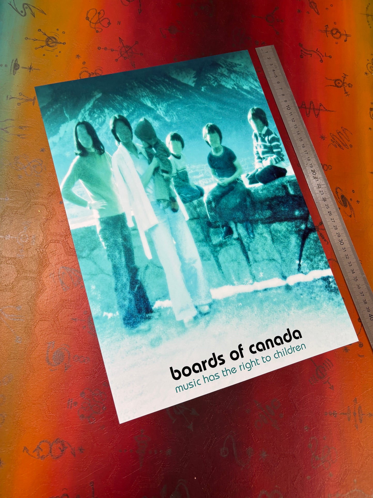 BOARDS OF CANADA - Symbios Design Rare Glossy Poster Print