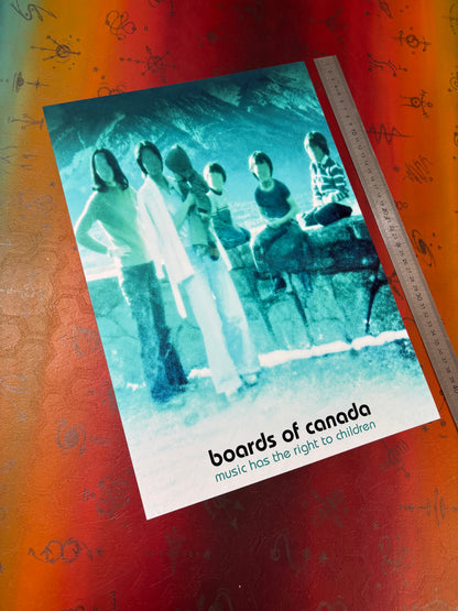 BOARDS OF CANADA - Symbios Design Rare Glossy Poster Print