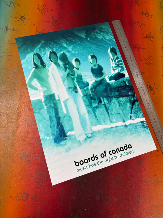 BOARDS OF CANADA - Symbios Design Rare Glossy Poster Print