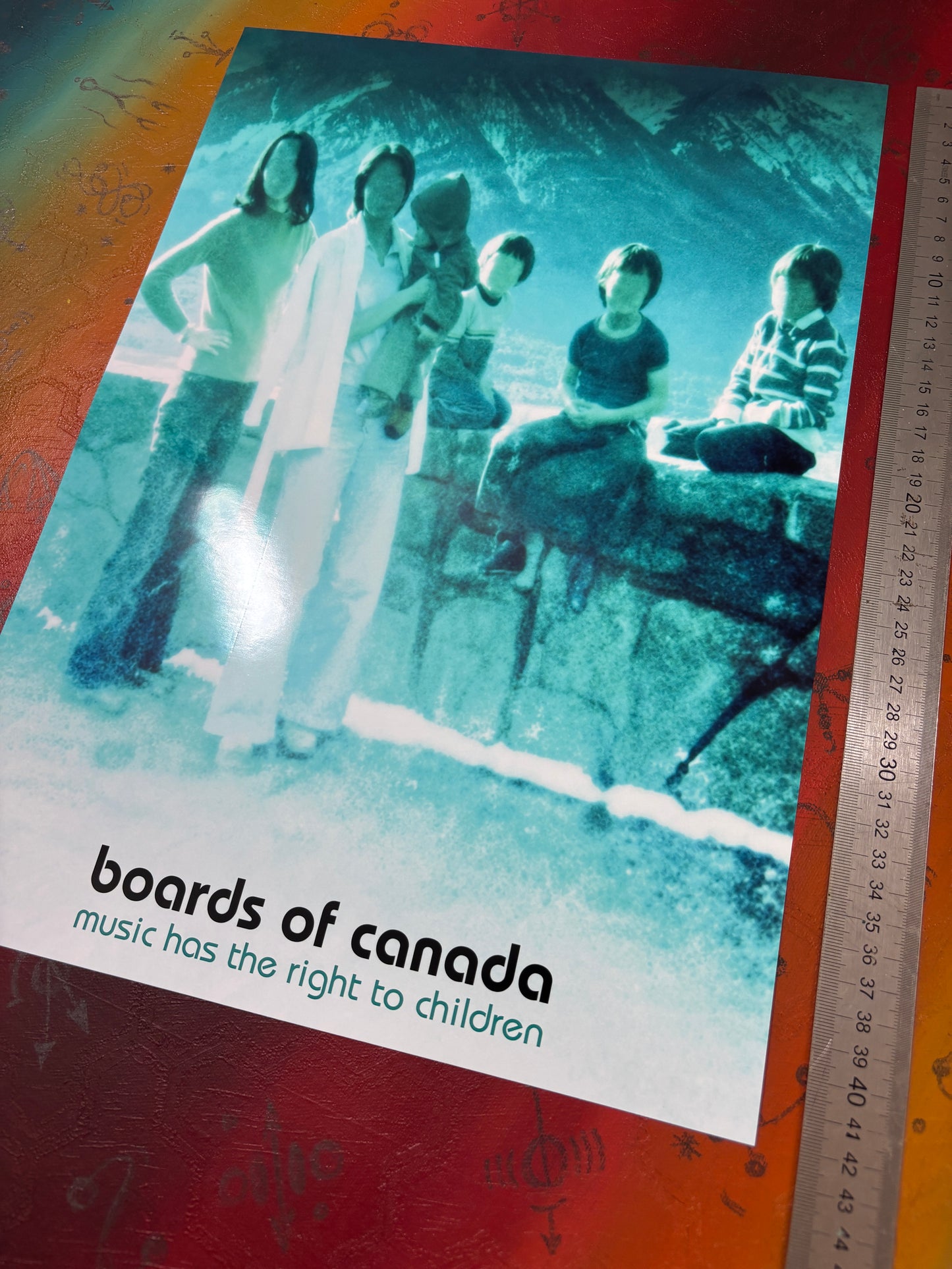 BOARDS OF CANADA - Symbios Design Rare Glossy Poster Print