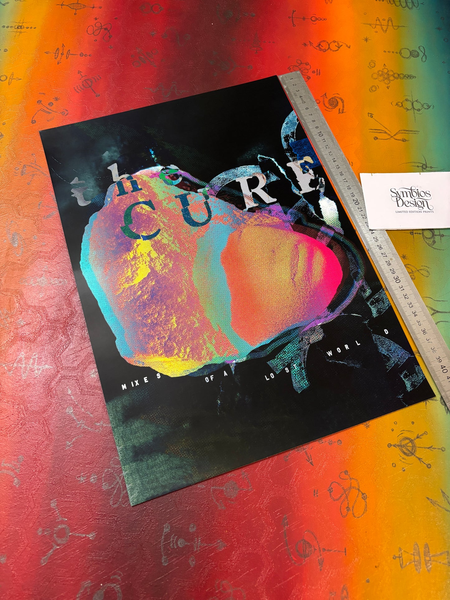 THE CURE - MIXES OF A LOST WORLD - Symbios Design Glossy Poster Print