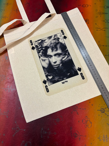 Sac cabas rétro IGGY POP : style années 90, coton certifié Oeko-Tex