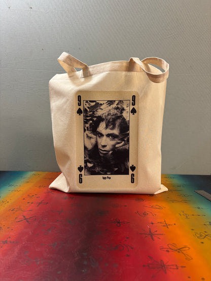 Sac cabas rétro IGGY POP : style années 90, coton certifié Oeko-Tex