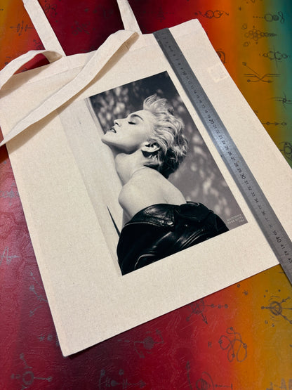 MADONNA - Retro Tote Bag: 90s Style, Oeko-Tex Cotton
