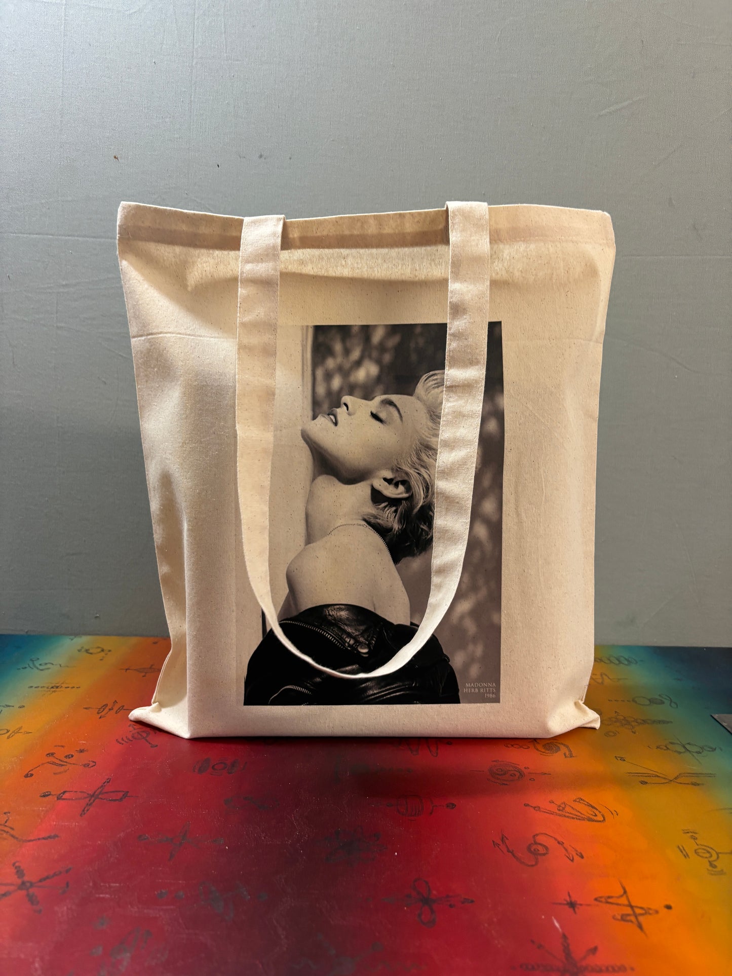 MADONNA - Retro Tote Bag: 90s Style, Oeko-Tex Cotton