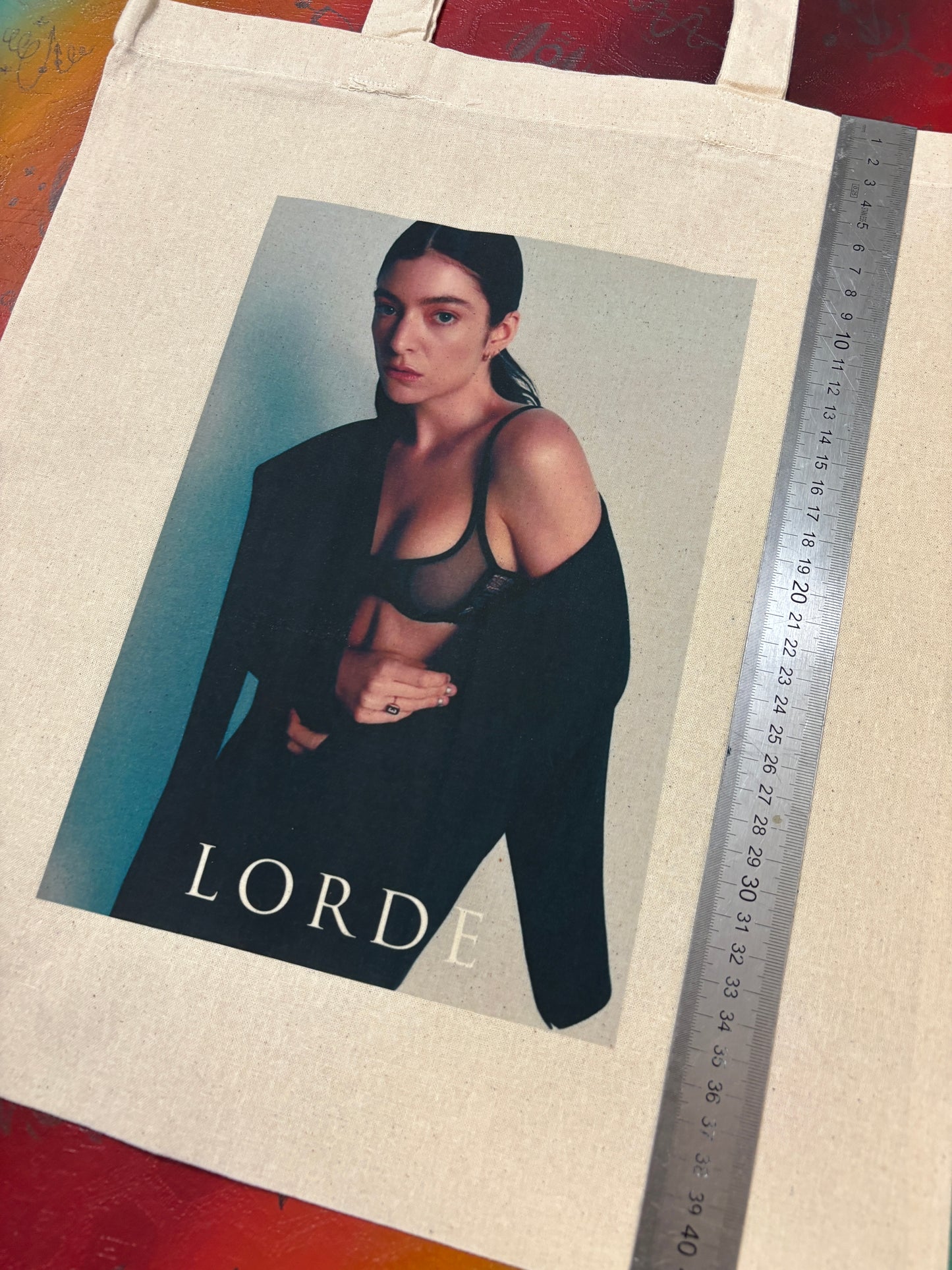 Sac cabas rétro IGGY POP : style années 90, coton certifié Oeko-Tex