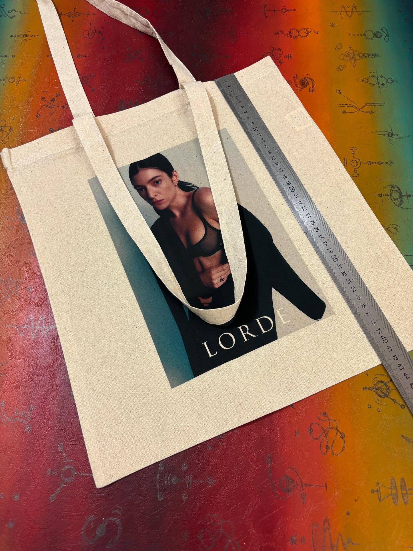 Sac cabas rétro IGGY POP : style années 90, coton certifié Oeko-Tex