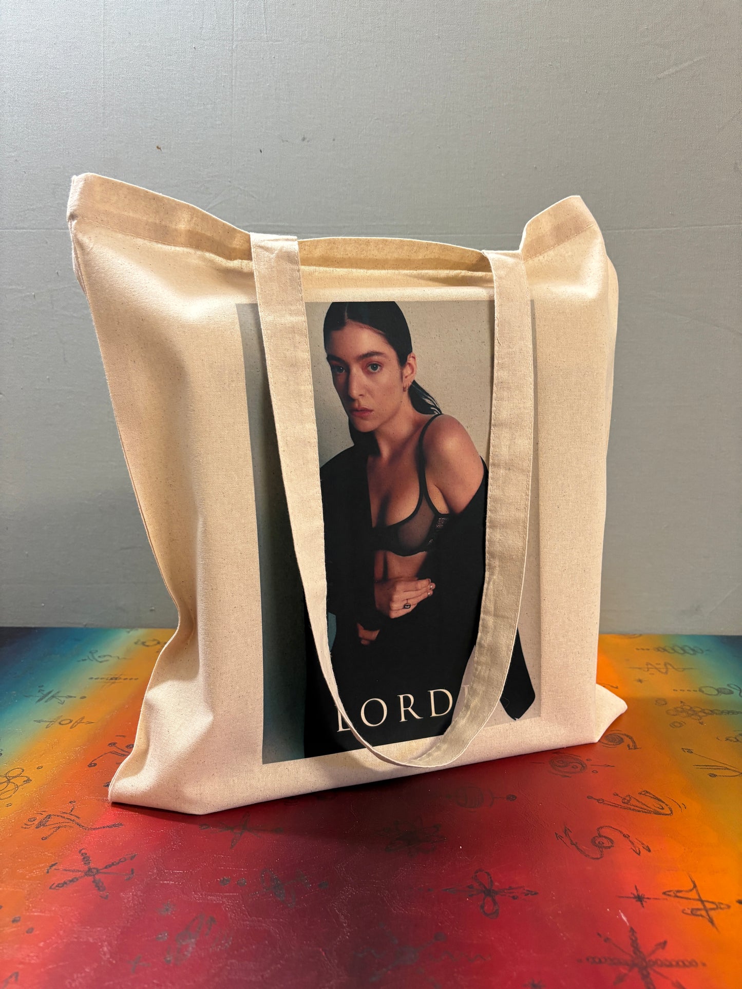 Sac cabas rétro IGGY POP : style années 90, coton certifié Oeko-Tex