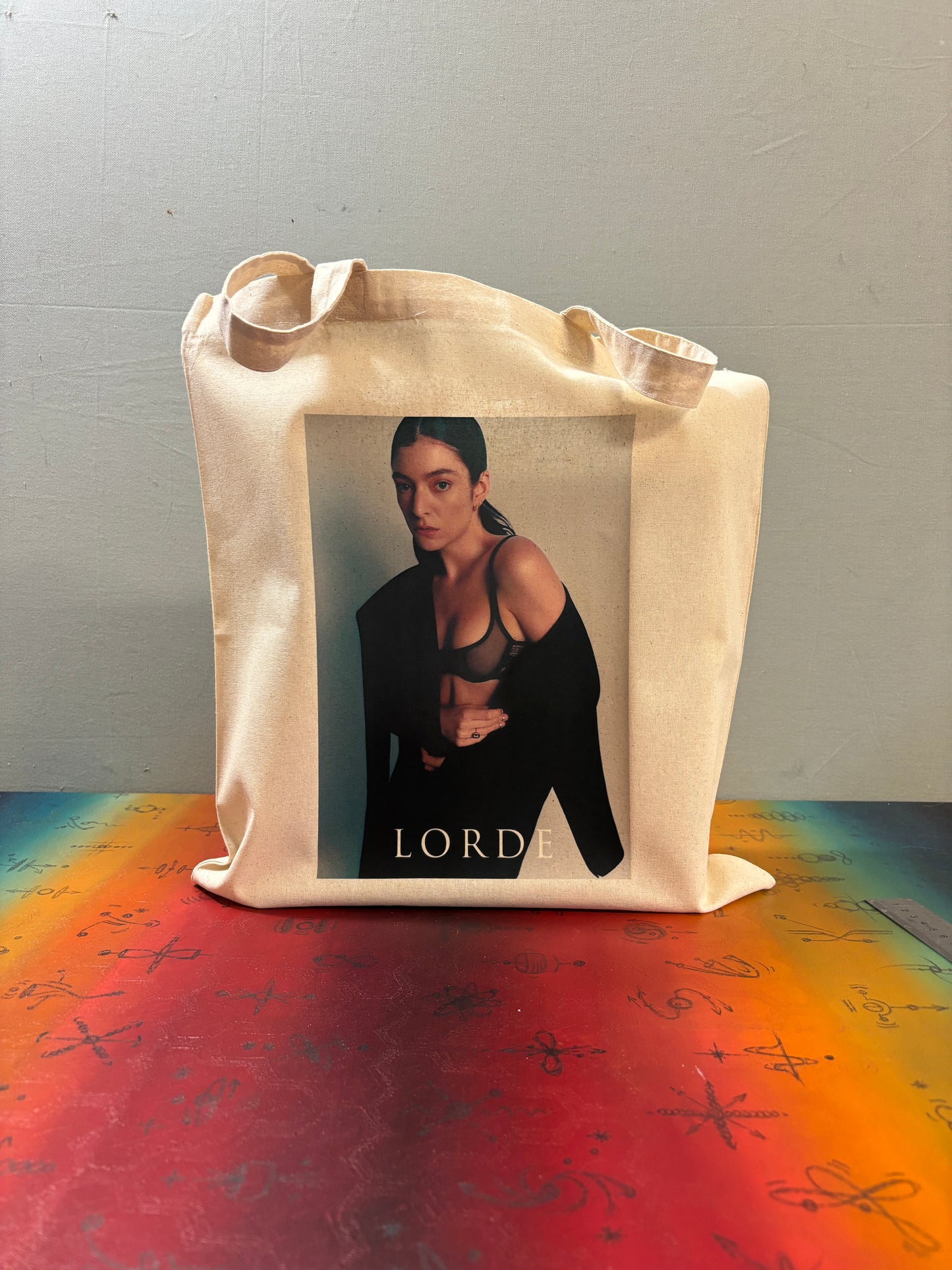 Sac cabas rétro IGGY POP : style années 90, coton certifié Oeko-Tex