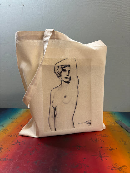 NATASHA - MAN RAY - Retro Tote Bag: 90s Style, Oeko-Tex Cotton