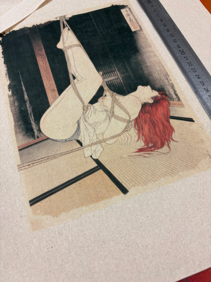 SHIBARI - BUNNY - Retro Tote Bag: 90s Style, Oeko-Tex Cotton