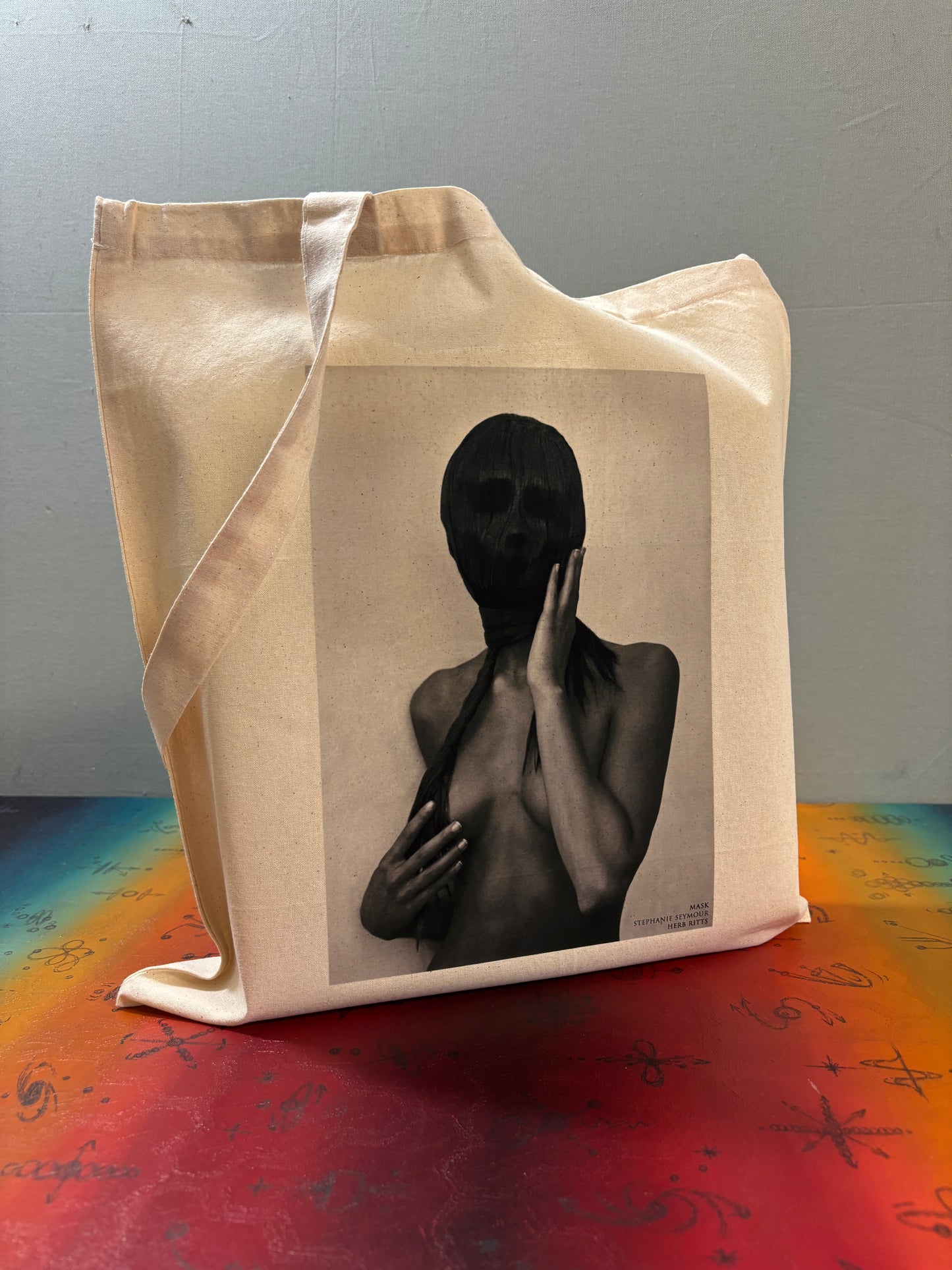 SEYMOUR - Retro Tote Bag: 90s Style, Oeko-Tex Cotton