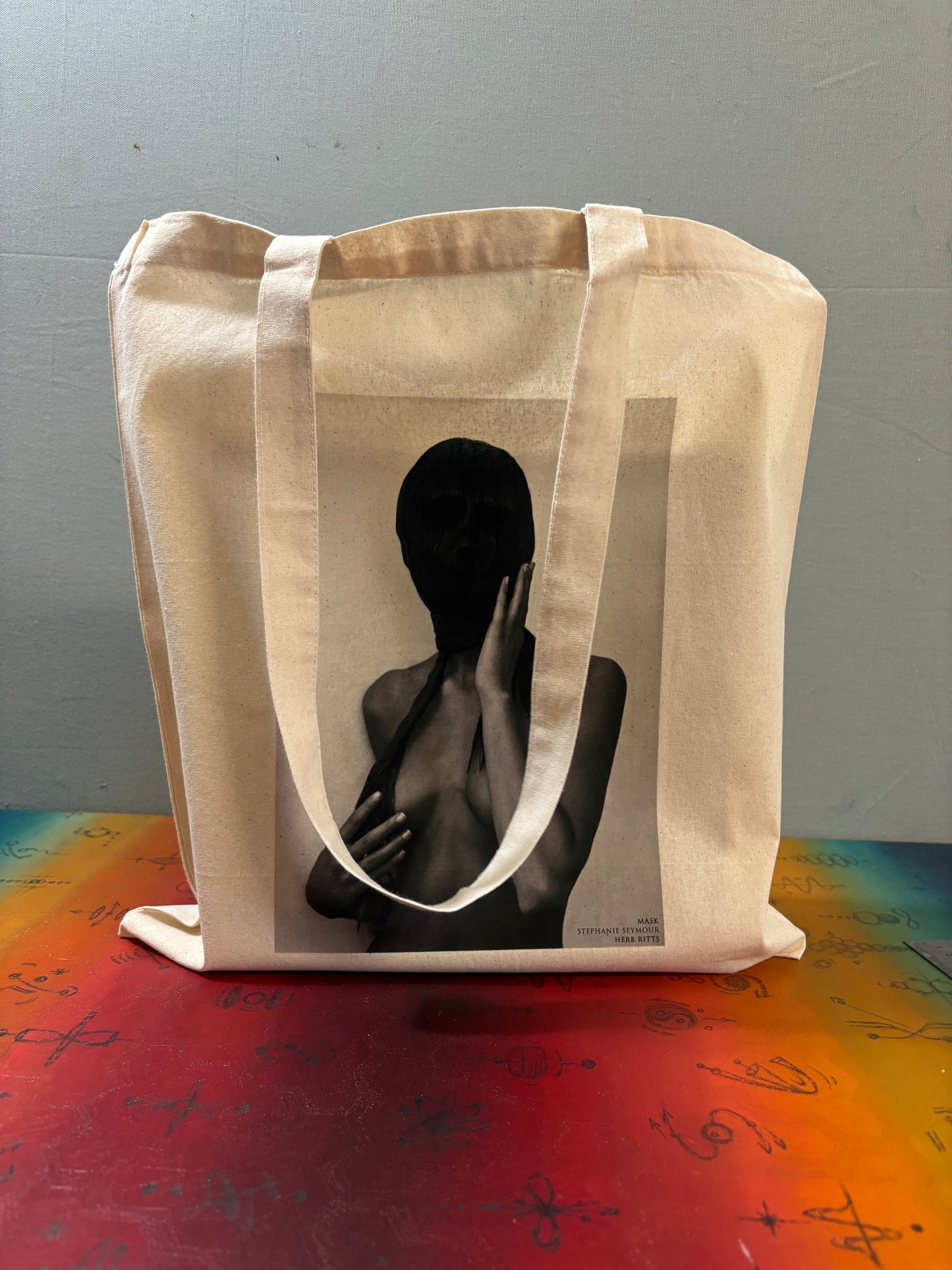 SEYMOUR - Retro Tote Bag: 90s Style, Oeko-Tex Cotton