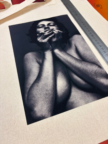 EROS I - Retro Tote Bag: 90s Style, Oeko-Tex Cotton