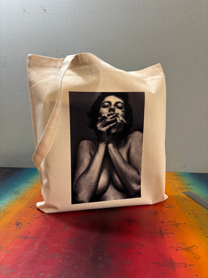 EROS I - Retro Tote Bag: 90s Style, Oeko-Tex Cotton