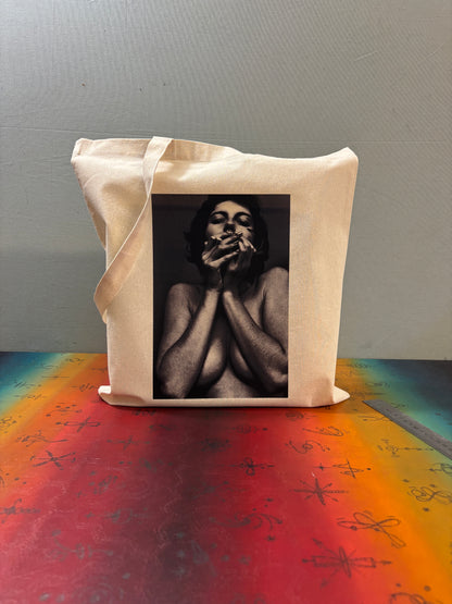 EROS I - Retro Tote Bag: 90s Style, Oeko-Tex Cotton