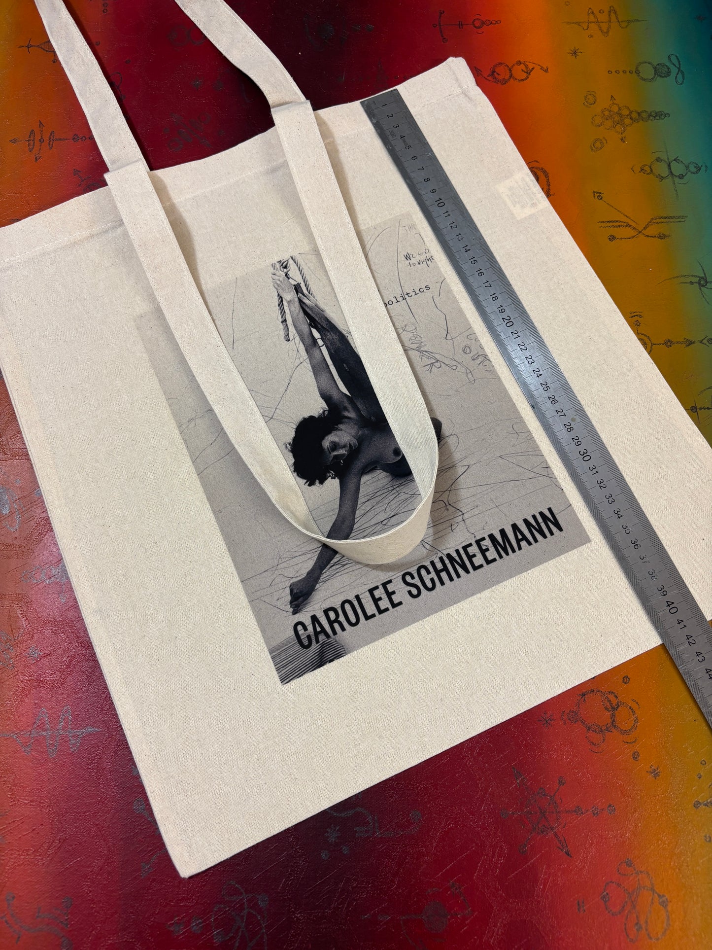 BODY POLITICS - Retro Tote Bag: 90s Style, Oeko-Tex Cotton