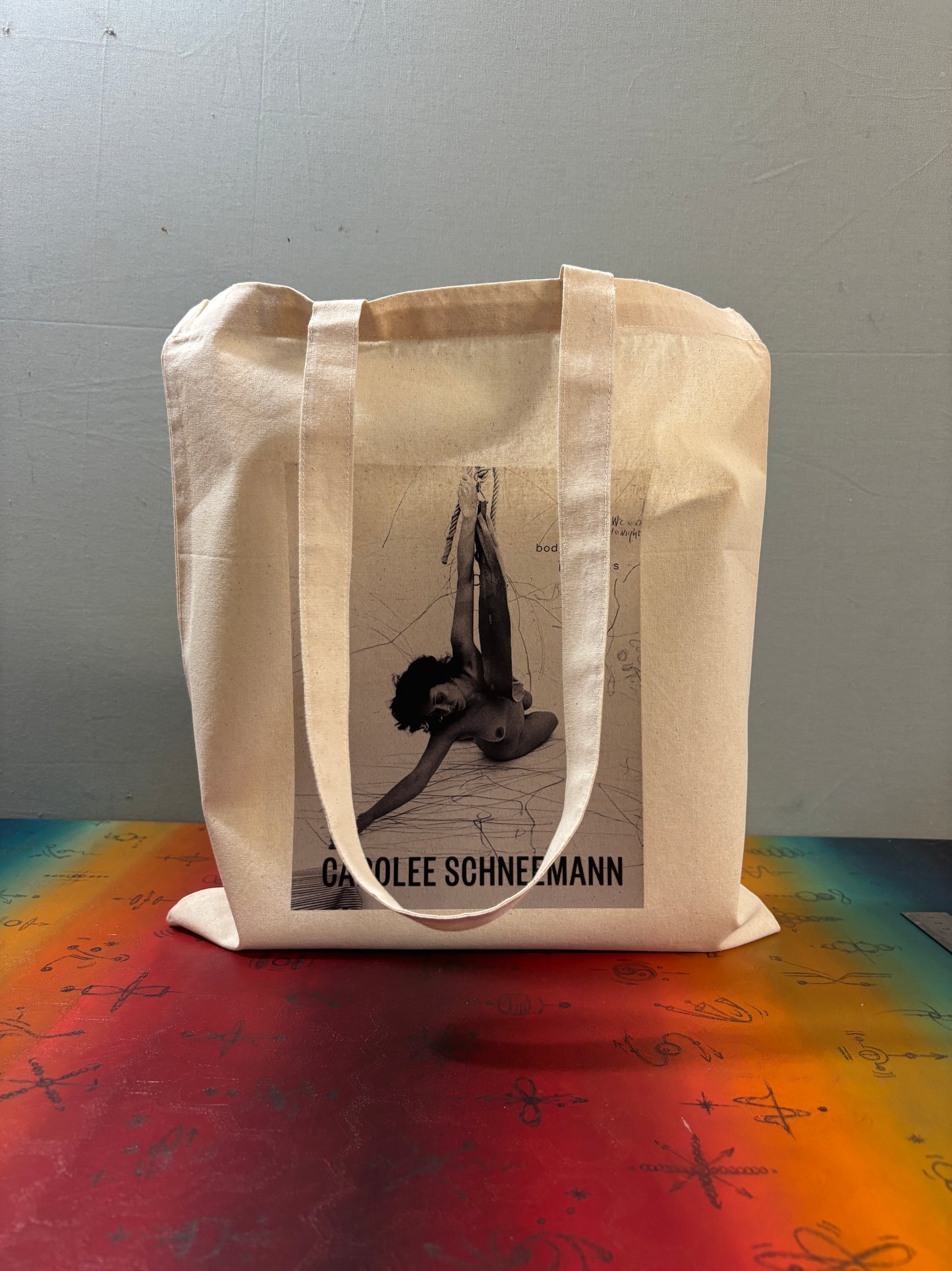 BODY POLITICS - Retro Tote Bag: 90s Style, Oeko-Tex Cotton