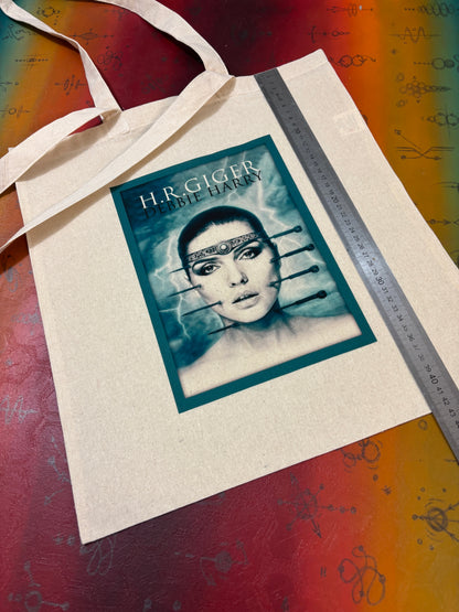 DEBBIE HARRY - H.R. GIGER - Retro Tote Bag: 90s Style, Oeko-Tex Cotton