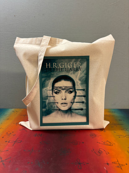 DEBBIE HARRY - H.R. GIGER - Retro Tote Bag: 90s Style, Oeko-Tex Cotton