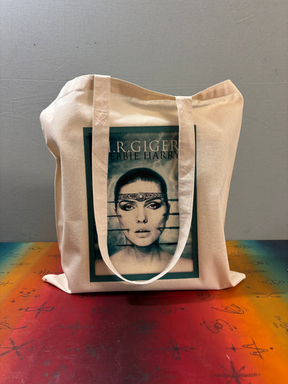 DEBBIE HARRY - H.R. GIGER - Retro Tote Bag: 90s Style, Oeko-Tex Cotton
