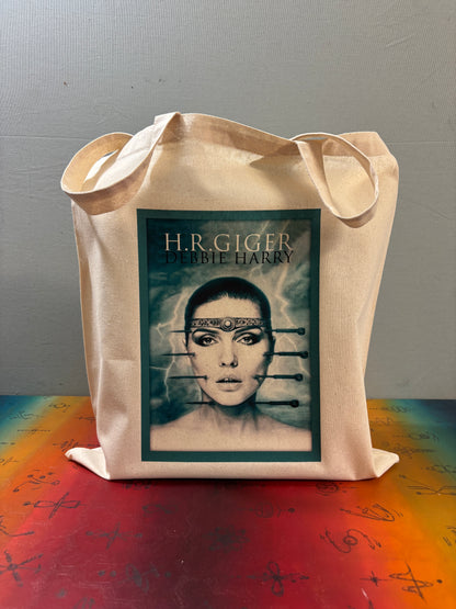 DEBBIE HARRY - H.R. GIGER - Retro Tote Bag: 90s Style, Oeko-Tex Cotton