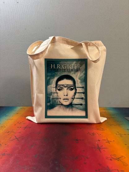 DEBBIE HARRY - H.R. GIGER - Retro Tote Bag: 90s Style, Oeko-Tex Cotton