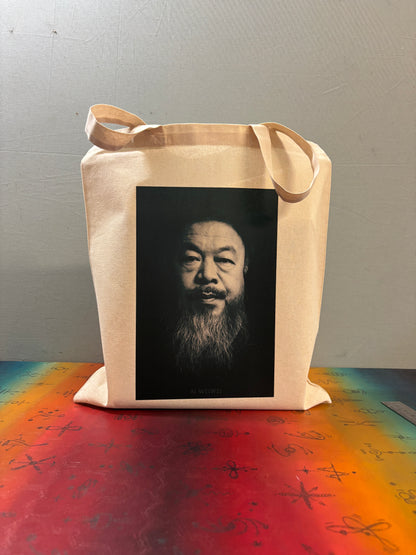 AI WEIWEI - Retro Tote Bag: 90s Style, Oeko-Tex Cotton