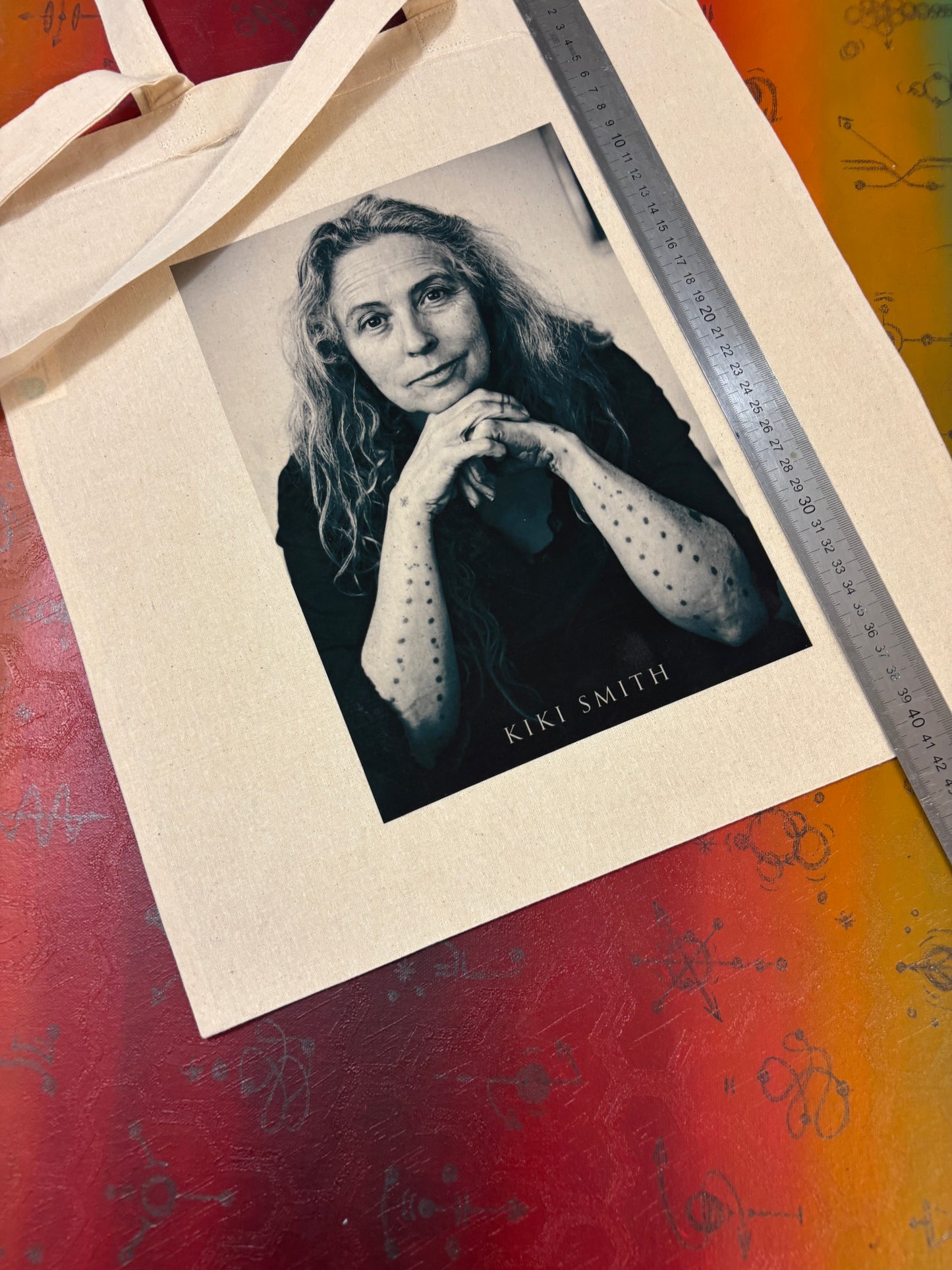 Sac cabas rétro IGGY POP : style années 90, coton certifié Oeko-Tex