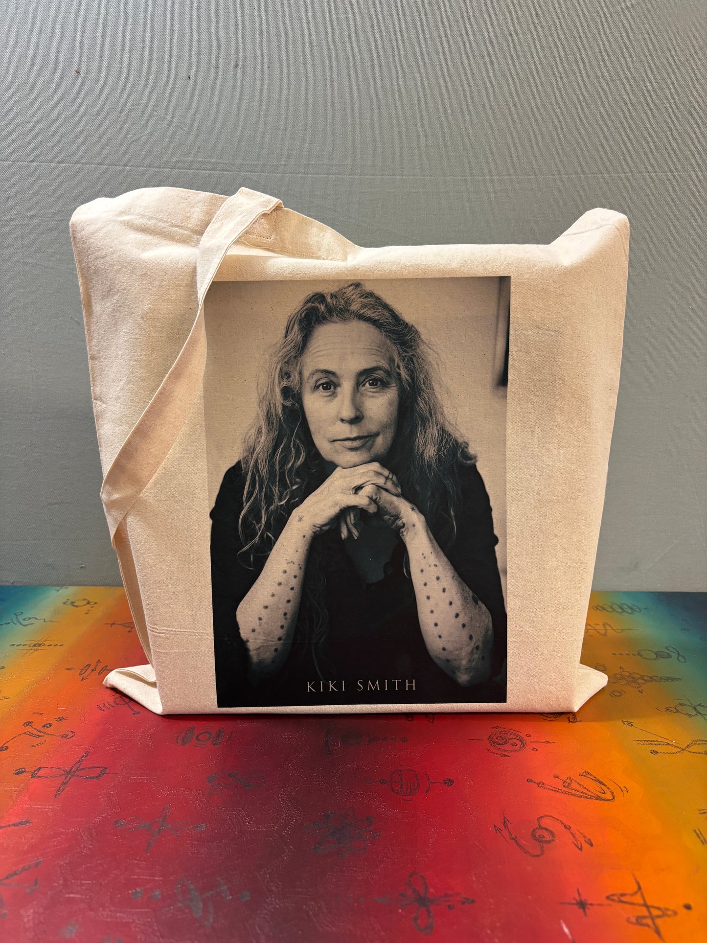 Sac cabas rétro IGGY POP : style années 90, coton certifié Oeko-Tex