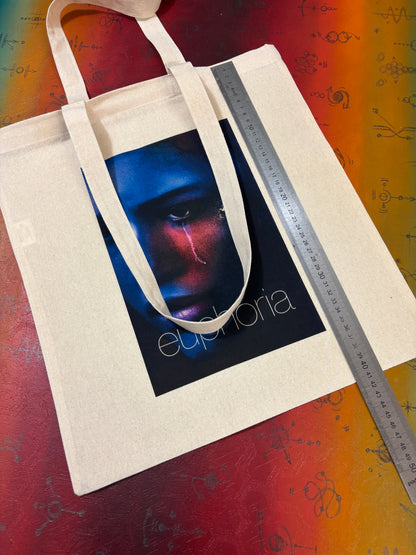 EUPHORIA - ZENDAYA - Retro Tote Bag: 90s Style, Oeko-Tex Cotton