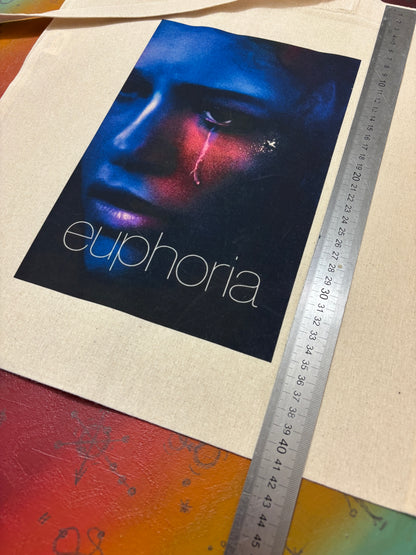 EUPHORIA - ZENDAYA - Retro Tote Bag: 90s Style, Oeko-Tex Cotton