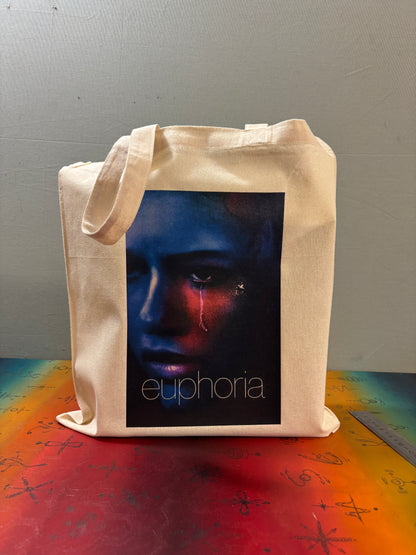 EUPHORIA - ZENDAYA - Retro Tote Bag: 90s Style, Oeko-Tex Cotton