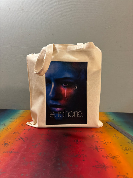 EUPHORIA - ZENDAYA - Retro Tote Bag: 90s Style, Oeko-Tex Cotton