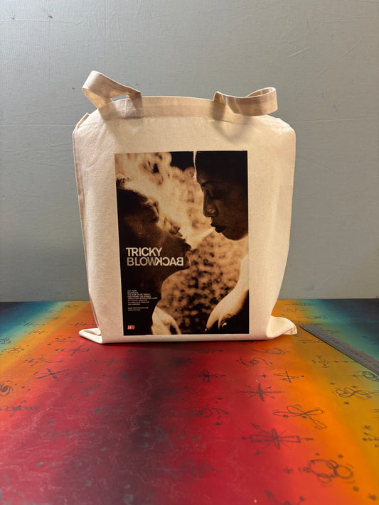 TRICKY - BLOWBACK - Retro Tote Bag: 90s Style, Oeko-Tex Cotton