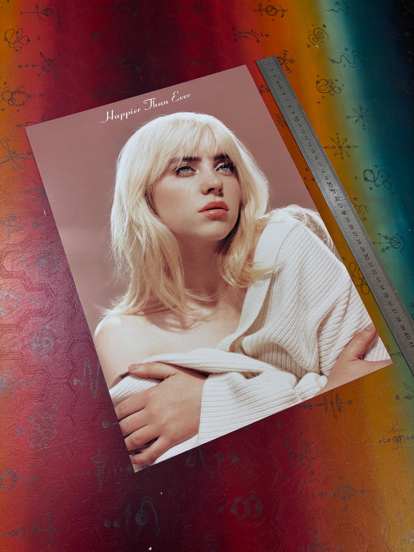 BILLIE EILISH - HAPPIER THAN EVER - Symbios Design Rare Glossy Poster Print