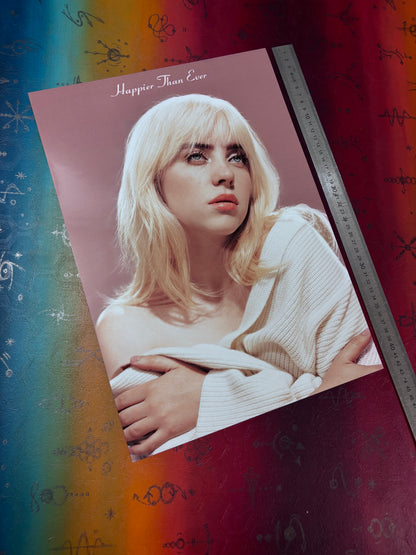 BILLIE EILISH - HAPPIER THAN EVER - Symbios Design Rare Glossy Poster Print