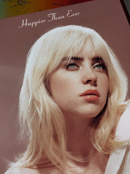 BILLIE EILISH - HAPPIER THAN EVER - Symbios Design Rare Glossy Poster Print