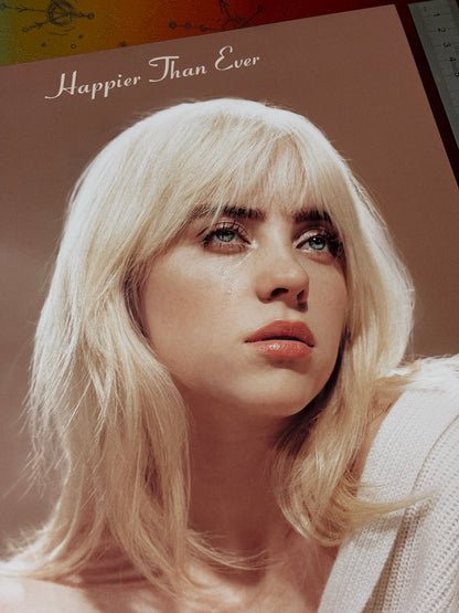 BILLIE EILISH - HAPPIER THAN EVER - Symbios Design Rare Glossy Poster Print