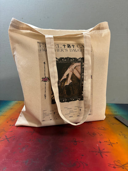 ETHEL CAIN - PREACHERS DAUGHTER  - Symbios Design Tote Bag